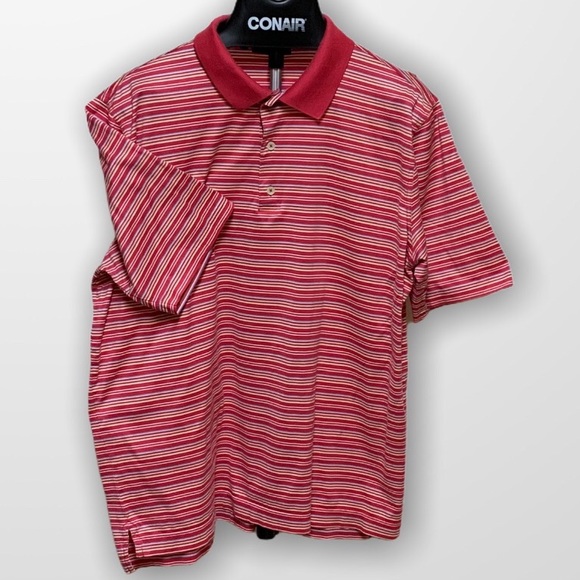 Bobby Jones Men’s Size XL Short Sleeve Striped Polo Shirt - Picture 2 of 9